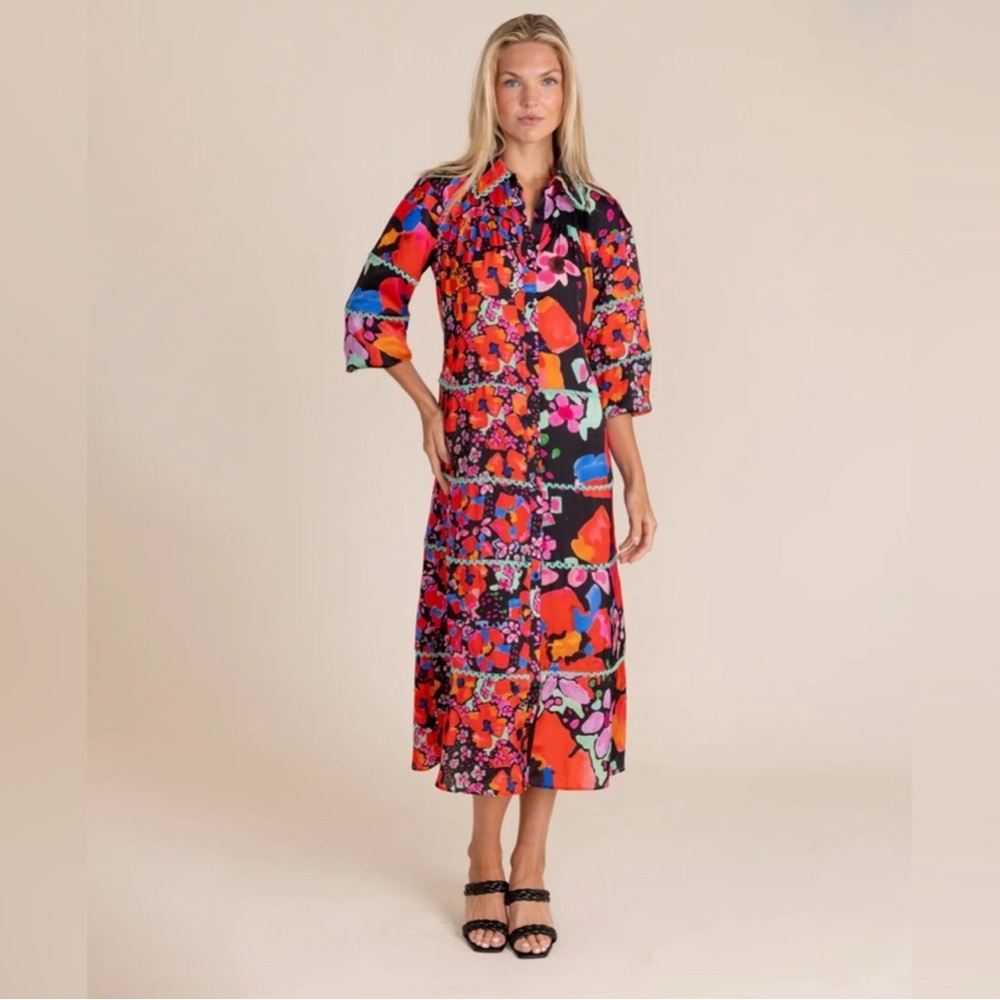 NWT Alden Adair Renee dress in Nightflower size L